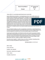 Devoir de Contrôle N°2 - Français - 2ème Sciences (2013-2014) Mme SAAD PDF