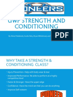 Strength and Conditioning HP Project
