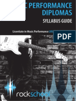 Syllabus Guide: Licentiate in Music Performance at Level 6