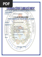 Download Plan de negocio elaboracion de Yogurt by Zeballos Nilo SN246592521 doc pdf