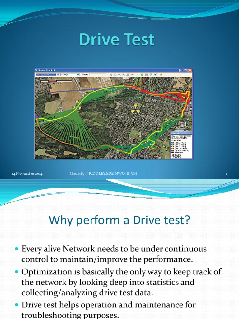 Drive Test | PDF | Electronic Engineering | Radio