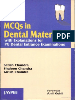 MCQ's in Dental Materials