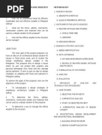 Questions 1. Research Design: Balangay: A Proposed Flood Resilient House Methodology