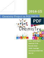 Cover Page Chemistry Project