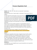 Al 4 Pressure Regulation Fault