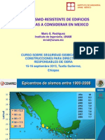 Diseño Sismo-Resistente de Edificios Problemas A Considerar en Mexico