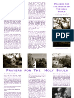 Holy Souls Prayers Brochure - Pages