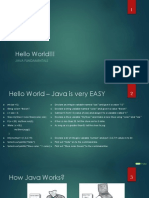 Hello World!!!: Java Fundamentals