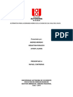 Alternativa Para La Demanda Hidrica de La Ciudad de Cali Valle Del Cauca