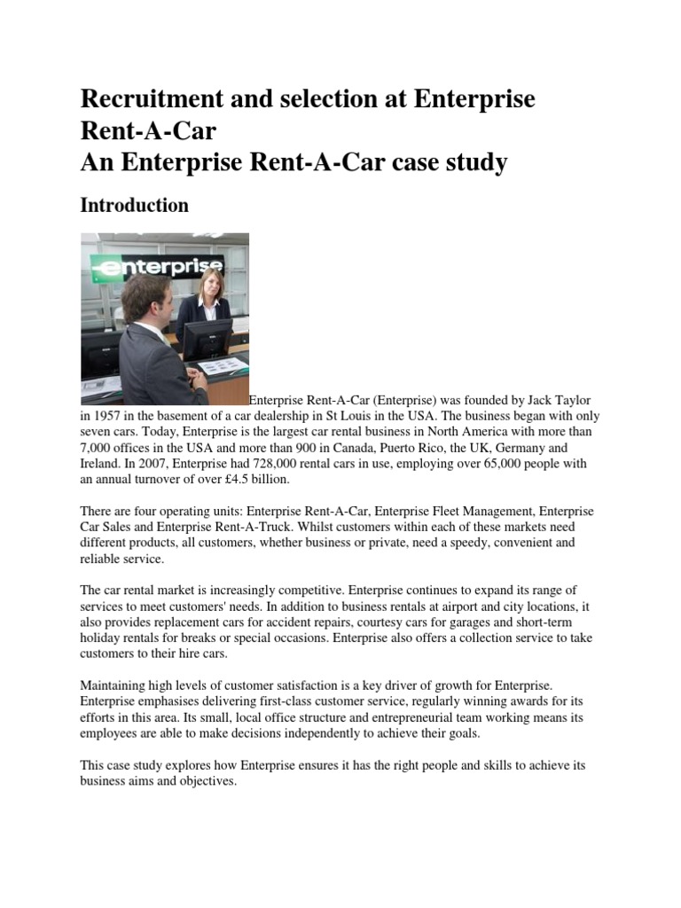 Recruiting for Growth How Enterprise RentACar Ensures Success
