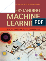 Understanding Machine Learning