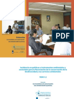 TOMO 3.2 Incidencia en Políticas e Instrumentos Ambientales y Sectoriales para La Financiación de La Conservación de La Biodiversidad y Sus Servicios Ambientales