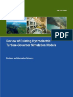 Review of Existing Hydro and PSH Models