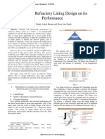 Impact of Refractory Lining Design On Its