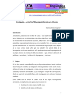 Investigación – Acción Una Metodología Del Docente Para El Docente