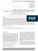 Mobile Phone and Cordless Phone Use and The Risk For Glioma - Hardell - Oct 2014