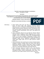 Permenhut P45-2009 Perubahan Ketiga Penatausahaan Hasil Hutan