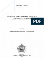 H. Genz, D. P. Mielke Insights Into Hittite History and Archaeology 2011 PDF