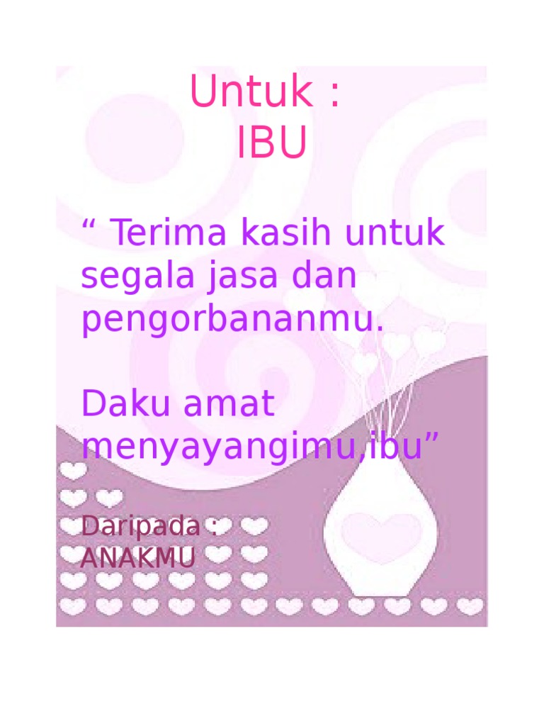 kad ucapan terima kasih