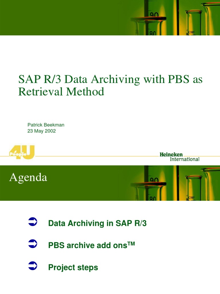 SAP R/3 Data Archiving with PBS | PDF | Database Index | Databases