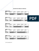 Pusat Tuisyen Seri Mawar Bestari (PTSMB) 2012 Timetable