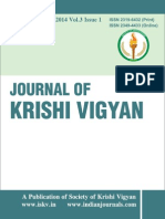 Journal of Krishi Vigyan Vol 3 Issue 1