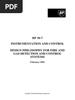 Fire and Gas Detection System Design | PDF | Smoke | Fires
