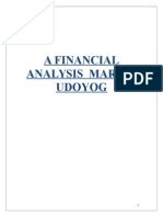 Financial Analysis of Maruti Suzuki