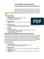 convocatoria 2014 SDCPRH