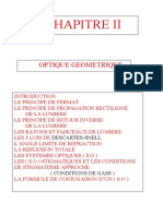 Biophysique Optique Geometrique