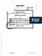 TM 11-272 RADIO SETS SCR-210 and SCR-245