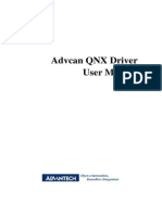 Advcan QNX Driver User Manual V1.00