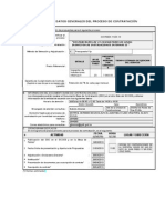 Convocatoria Y Datos Generales Del Proceso de Contratación