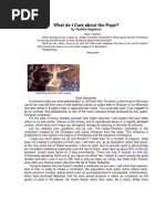 Why Do I Care About The Pope