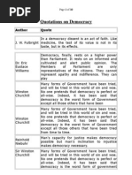 Download some quotations on Democracy by dundun SN2466663 doc pdf