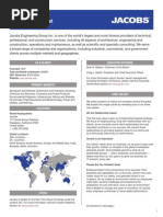 Jacobs Mission and Core Values Overview | PDF | Sustainability | Business