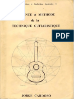 Cardoso Jorge - Science Et Methode de La Technique Guitaristique