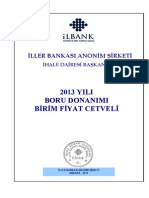 2013 Yili Boru Donanimi Birim Fiyat Cetveli PDF