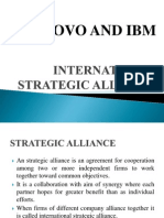 International Strategic Alliance Between