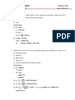 Latihan Soal Mekanika Fluida