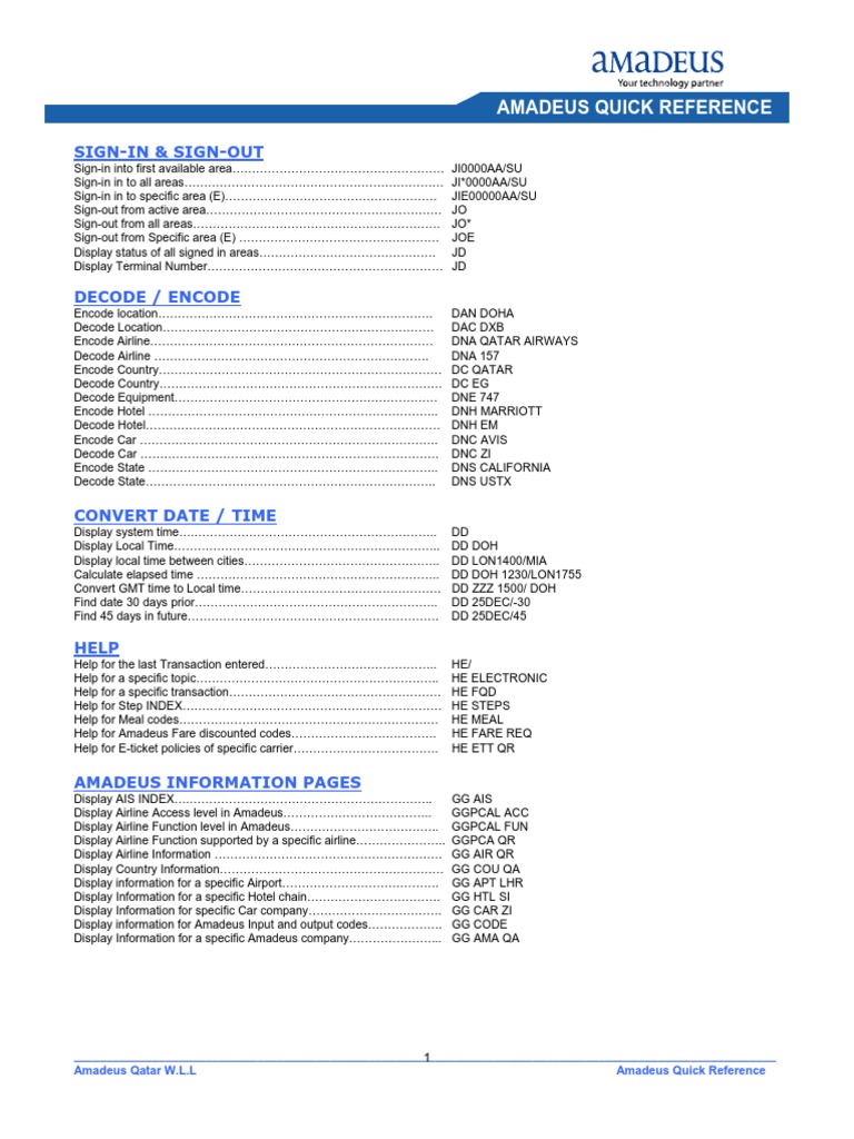 Quick Reference | PDF | Frequent Flyer Program | Aviation