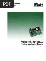 IW1706-00 for 12V 600mA Network Adapter Design