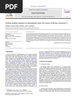 Download Activity Guided Isolation of Antioxidants From the Leaves of Ricinus Communis L by Rajaram_K_18 SN24667452 doc pdf