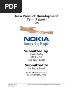 Download New product development Of Nokia by ahmed zahir SN24667478 doc pdf