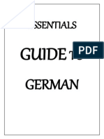 Essentials Guide to German