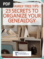 Organize Your Genealogy