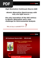 Download High Resolution Continuum Source AAS -Atomic Absorption Spectroscopy With Only by retraid SN24668290 doc pdf