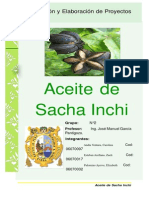 Proyecto de Elaboracion de Aceite de Sacha Inchi