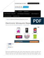 Simple Electronic Mosquito Repellent Circuit