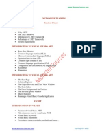 Net Online Training PDF